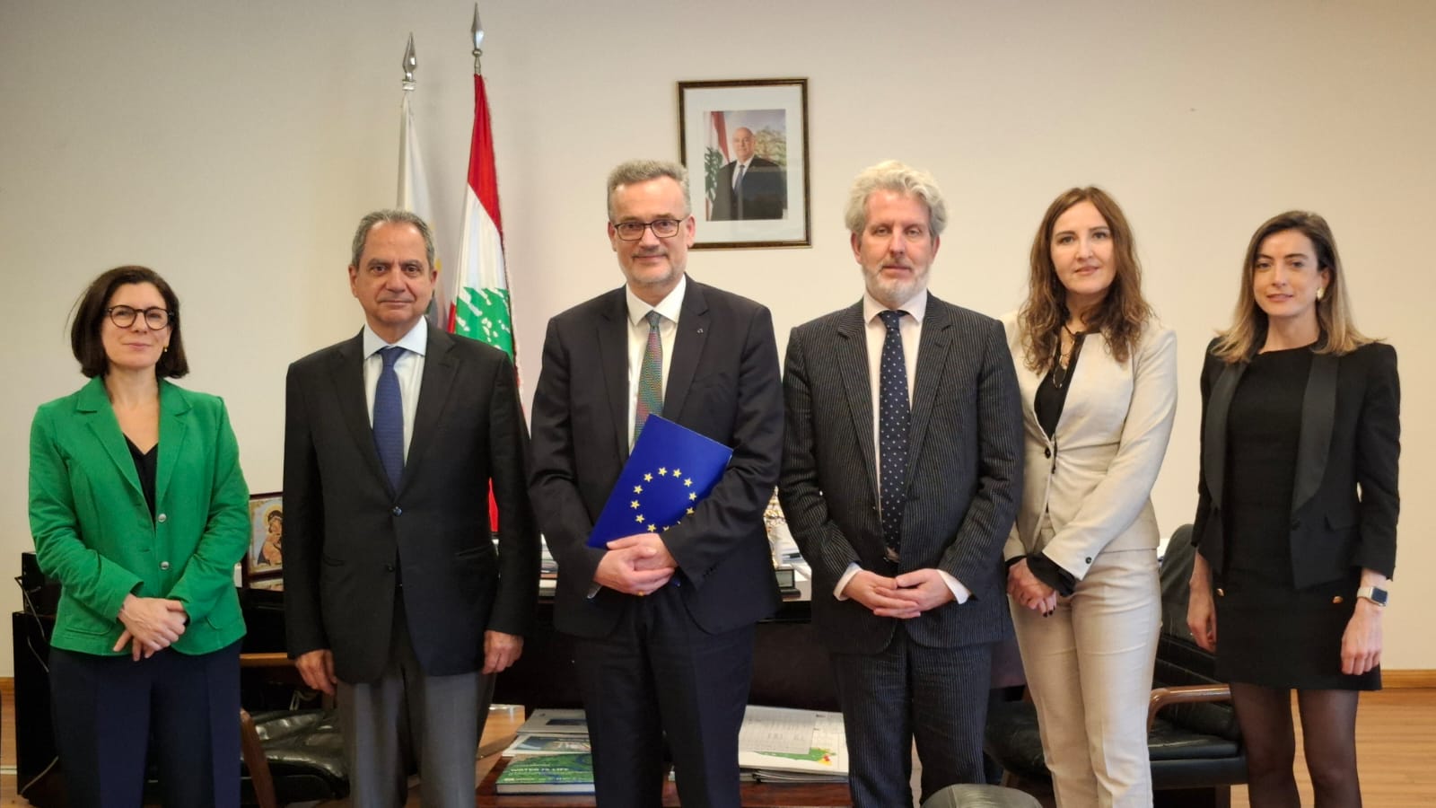 إستقبل وزير الطاقة والمياه جو الصدي رئيس قسم عمليات الشرق الاوسط وشمال افريقيا